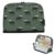 Kcldeci Standing Pencil Case Large Capacity Zippered Pen Pouch,Black Moose on Military Green
