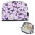 Kcldeci Standing Pencil Case Large Capacity Zippered Pen Pouch,Purple Butterfly Pencil Bag for Girls Boys Office School