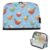 Kcldeci Standing Pencil Case Large Capacity Zippered Pen Pouch,Ramen Noodles and Bowls
