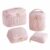 KCWVSIE Makeup Bag Set 4 Piece Soft Textured Multi Shape Organizer Pouches