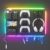 KDD 9 in 1 RGB Gaming Wall Organizer Peg Board – DIY Pegboard Combination Kit with Phone Stand/Pen Holder/Storage Box/Headset & Controller Holder/Hooks for Office & Home Gamer Room Decor Accessories