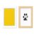 Keatsy Clean Touch Pet Paw Print Ink Pad Kit, No Mess Dog and Cat Paw Stamp, 2 Cards, Small and Large Size Options, DIY Memorial Keepsake for Albums and Frames