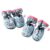 Keatsy Reflective Water-Resistant Dog Boots, Set of 4 Soft Sole Anti-Slip Paw Protectors with Adjustable Drawstring, All-Season Shoes for Small Dogs and Cats