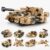 kececo Construction Set, World War II Army Model Toys, Adults or Men and Boys, Home Decoration History Collection Gift for Military Fans Tanks Military Army Sets