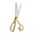 Keedil Professional Tailor Scissors (10 Inch) Stainless Steel Heavy Duty Cutting Fabric Shears – Gold, 20 Scissors