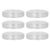 Keenso Glass Petri Dishes with Lids, 10pcs Set