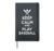 Keep Calm And Play Baseball T Shirt Hardcover Journal, Black