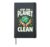 Keep Our Planet Clean Earth Space Teacher Hardcover Journal, Black