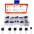 Kemerta 6 Values 50 Pcs MOSFET Transistor Assortment Kit, IRFZ44N IRF530N IRF540N RFP30N06LE 2N7000 IRF9540 N Channel P Channel，Logic Level PMOS NMOS Kit，for Power Switching Application