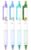 KetA Scented Colored Gel Pens, 4-Pack, 0.5mm Fine Point Gel Ink Pens, 4 Fruity Scents with Matching Ink Colors, Smooth Writing for Journaling, Planner, Note Taking, School & Office Supplies