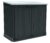 Keter Store-It-Out Prime 4.3 x 3.7 ft. Outdoor Resin Storage Shed with Easy Lift Hinges, Perfect for Yard Tools, Pool Floats and Garden Accessories, Black