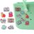 Kexinglu 7Pcs Teacher Themed Charms for Bogg Bag, Acrylic Insert Decoration Accessories for Rubber Beach Bag
