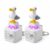 Key Board Fidget , Rechargeable Fidget Clicker with Real Sound and LED Light, Keyboard Fidget Toy , Funny Interactive Desk Stress Relief Toy Gifts for Adults,white-2pcs