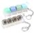 Keyboard Fidget Toy, 2 PCS Fidget Keyboard Keychain Silent Keyboard Clicker Fidget Toy Stress Relief Anxiety Sensory Adult Fidget Toys Keyboard Fidget Clicker