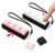 Keyboard Fidget Toys,Keyboard Clicker Fidget Sensory Toy for Adults (Pink + White)