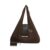 Keychain Tote Bag 50cm Foldable PU Shopping Bag With Key Ring