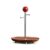 ＡＷＨＡＯ Key Holder with Hooks Tabletop Jewelry Tray with Metal Post Decorative Valet Stand for Nightstand, Large With Footrest And Red Ball