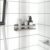 KFGVBNRW Shower Shelf 9.1 x 2.6 x 2.4 Inch Brushed 304 Stainless Steel Bathroom Organizer for Kitchen and Bedroom Storage Silver