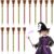 KFPPLXQ 30 Pcs Witch Broom Ballpoint Pens Colorful Halloween Pens for Kids