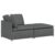 KGFHERENB Modular Sofa Dark Gray Fabric Couch, 4 Person Oversized Sectional Sofa for Living Room, Comfort Modern Rectangular Modular Seating with Matte Finish, 39.4 x 78.7 x 25.2 Inches