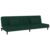 KGHERMDF 2-Seater Sofa Bed Dark Green Velvet with Pillows