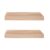 KHBUAB 2pcs Wooden Domino Holder Tray Rack for Mexican Train Dominoes and Board Games, Portable Khaki Wood Organizer with Versatile Use for Outdoor Gatherings and Play Sessions