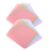 KHBUAB Plastic Binder Dividers 2 Sets Color Coded Clarity and Efficient Organization with Pockets and Tabs for 3 Ring Binders for School Projects and Office Use