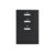 KHUTRW3D Filing Cabinet Office File Data Organizer Cabinet 3 Tier Large Capacity Drawer Balcony Storage with Locks Office