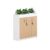 KHUTRW3D Filing Cabinet Office Partition Short Cabinet Wooden Storage File Furniture Simple Modern Data Office