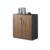 KHUTRW3D Filing Cabinet Office Short Cabinet Printer Storage Floor Standing Wooden File with Locking Drawer Office