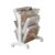 KHUTRW3D Filing Cabinet Removable Bookshelf, Transparent Document Storage Box, Data Office