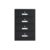 KHUTRW3D Filing Cabinet Thickened Steel Plate File Cabinet Multifunctional 4 Drawer Office Data Storage,65cm Office