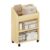 KHUTRW3D Filing Cabinet Under the Office Table Storage Shelf, Cart, Mobile Multi-Layer Bookcase with Wheel Office