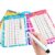 Kiadekoce Multiplication Flash Cards 0-12, 14PCS Times Table Flashcard Chart, with Dry Erase Markers Sorting Ring, 1st, 2nd, 3rd Grades Educational Math for Classroom Home