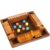 Kiapeak Shut The Box Dice Game, 10 Numbers Traditional Wooden Pub Bar Board Game, Family Classics Tabletop Version Games for Classroom, Party, or Pub