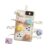 KiBcsLic Busy Board 16.5×16.5×3.2cm Shape Sorting Insert Game Hand Eye Coordination Lightweight with Sound Effects Interactive, Style A