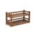 KiBcsLic Desktop Storage Organizer Sturdy Desktop Shelf with Two Tiers Rustic Countertop Organizer for Kitchen Counter