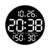 KiBcsLic Digital Wall Clock Electronic Wall Clock Oversized for Old, Bedroom