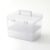 KiBcsLic Marker Holder Transparent Storage Case with Latch Divided Box with Lid for Artists, Students, Classroom, 80 Color