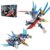 KIBVE Deformation Dinosaur Mech Building Blocks Set T-Rex Triceratops Pterosaur Construction Toy Transformable Movable Joints Creative Collectible Model Kit for Kids 8+ (Pterosaur, 441PCS)