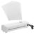 KICHOUSE Compact Jam Release Button Laminator Machine for Home and Office Use A4 and Hot and Cold Settings, Lightweight Plastic Design, Quiet Operation for Documents and Photos