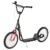 Kick Scooter for Kids 5+, 16-Inch Inflatable Wheels, Dual Brakes, Black