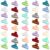 KICOSY 40PCS Claw Clips for Women, Acrylic Marble Medium Claw Clips Bulk