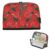 KICPOAY Pencil Case Red Primrose Standing Pencil Pouch Large Capacity Pen Bag with Zipper for Kids Teens Adult