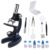 Kid Biological Microscope Set Student Educational Toy 100x 600x 1200x
