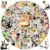 Kiddiburra104 Pcs Cute Cat Stickers Pack for Water Bottle