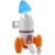 Kiddieland: Blast-N-Go Activity Rocket – Motorized Space Ship Adventure Toy, Light & Sound, Astronaut Figurine, Moves Up & Down, Kids-Toddler 12mo+