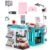 Kiddokidz Kids Doctor Playset Medical Station, Pretend Hospital Toy with Dentist, Pharmacy & Checkout Counter, Doctor Kit with Medical Accessories, Educational Role Play Toy for Toddlers, Pink