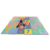 Kids’ 96-Piece Foam Floor Alphabet and Numbers Puzzle Play Mat for Babies and Toddlers – Interlocking Tile Game by Trademark Games (Multicolored)