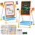 Kids Art Painting Easel with 21″ LCD Writing Tablet & Magnetic Whiteboard